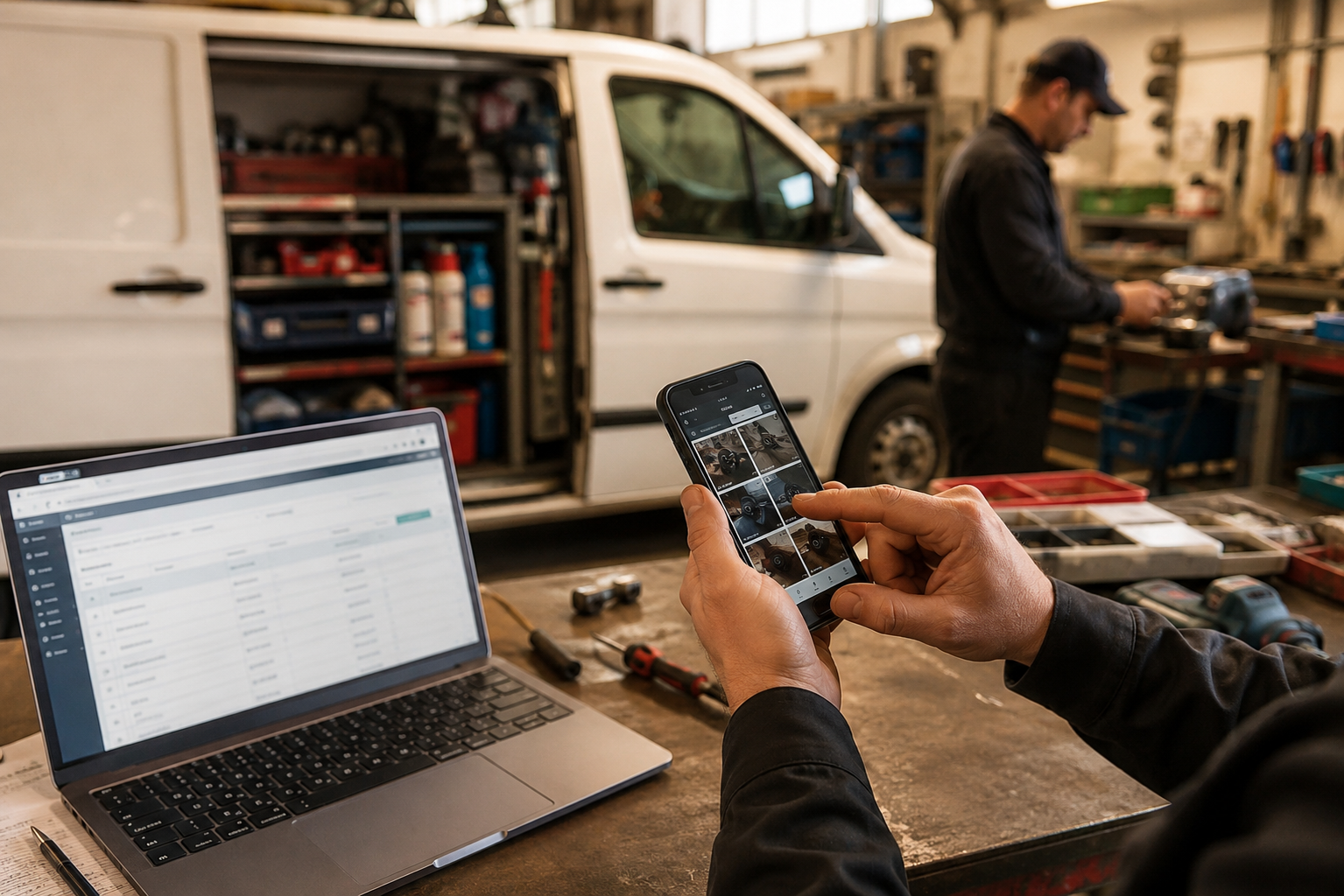 Digitale Auftragsverwaltung für Handwerksbetriebe