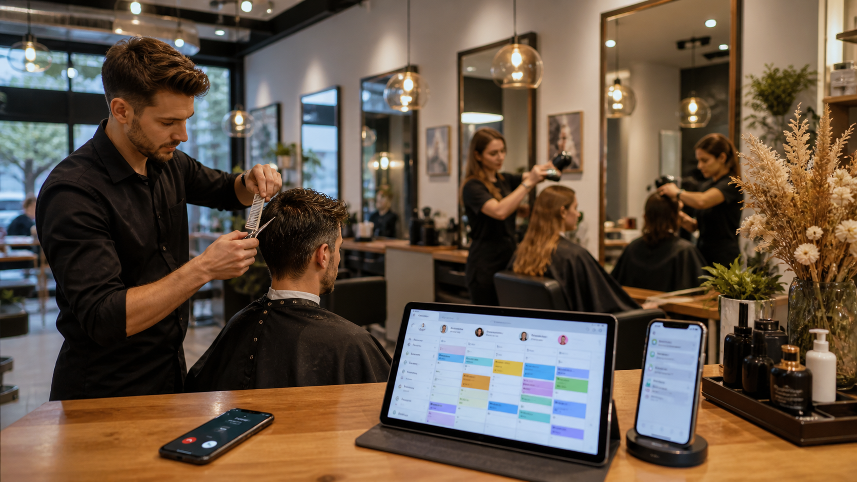 Digitales Buchungssystem für Friseure